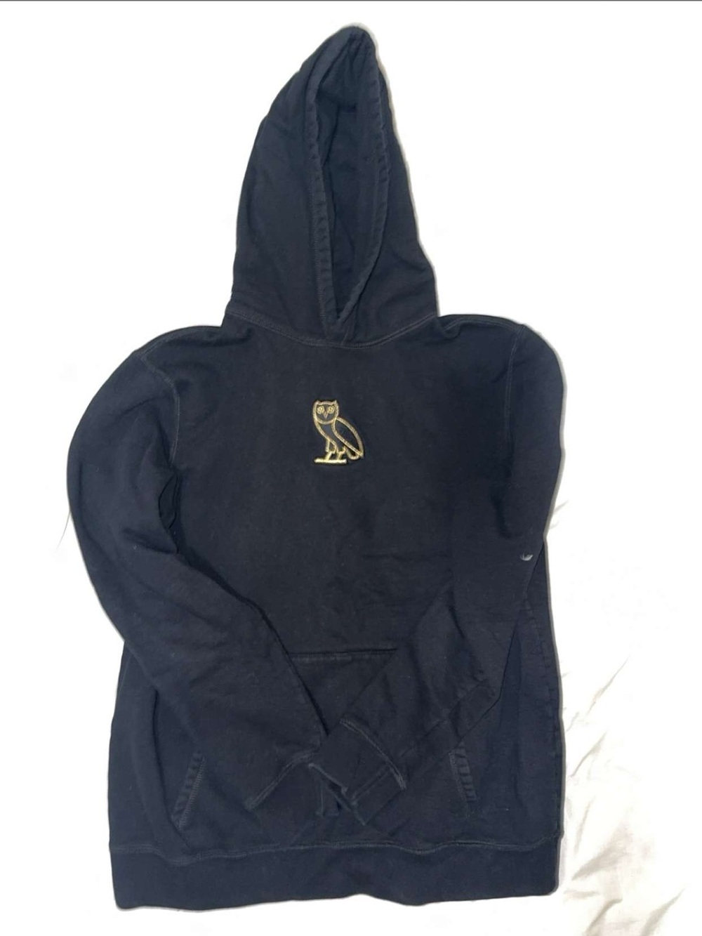 OVO Black Hoodie with Gold Owl Logo